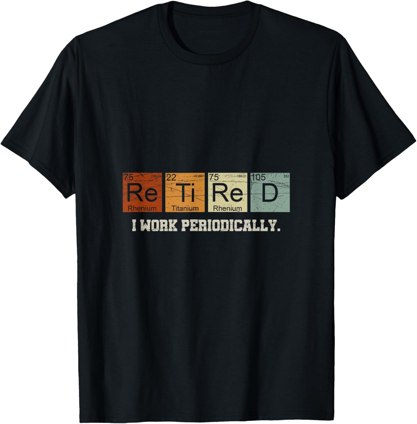 Retired Chemistry Teacher Science Retirement Gift Chemistry T-Shirt - T-Shirt | Black