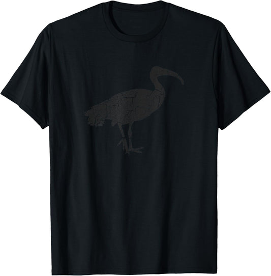 Ibis Distressed Print - Vintage Ibis T-Shirt - T-Shirt | Black