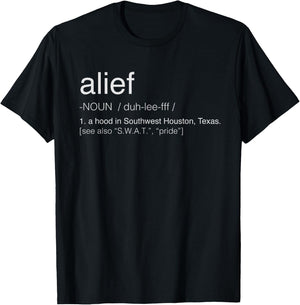 Alief - Dictionary Definition - S.W.A.T. and Pride T-Shirt - T-Shirt | Black