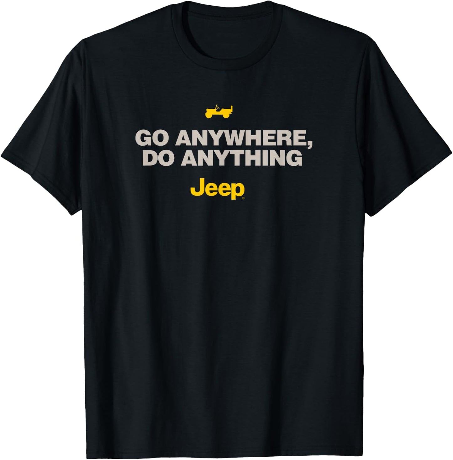 Jeep Go Anywhere, Do Anything Small T-Shirt - T-Shirt | Black