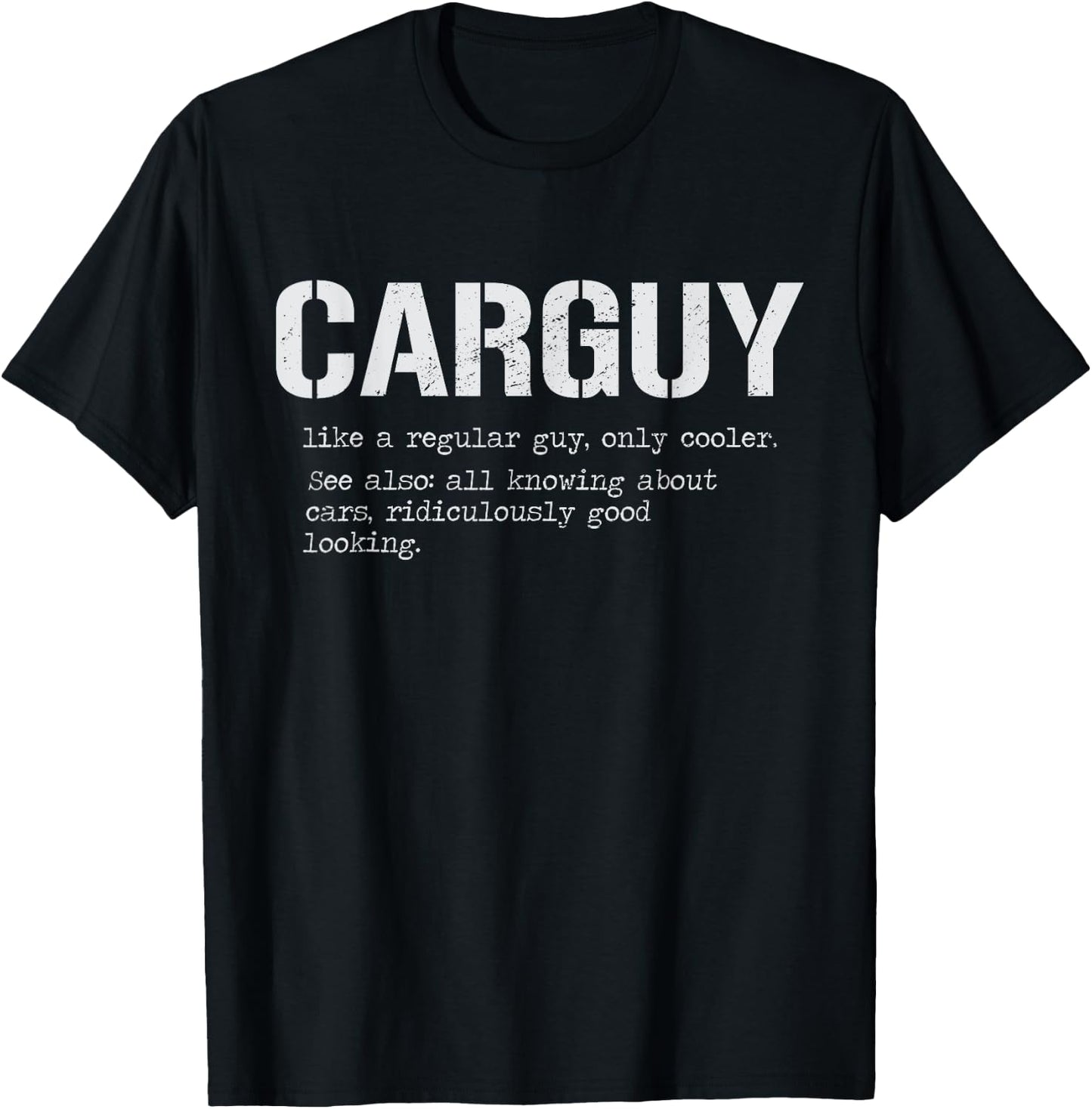 Car Guy Definition | Mechanic & Auto Racing T-Shirt - T-Shirt | Black