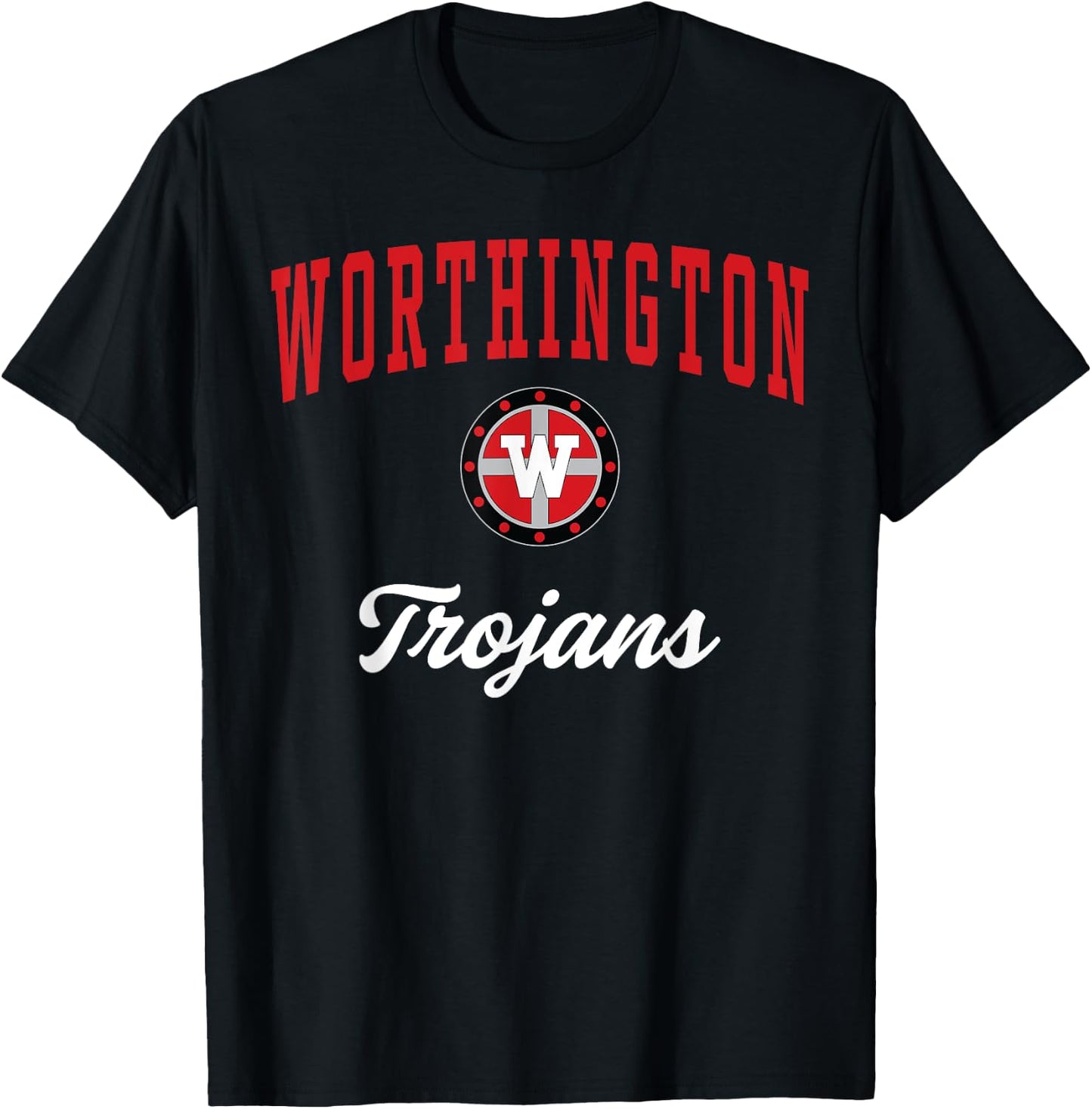 Worthington High School Trojans T-Shirt - T-Shirt | Black