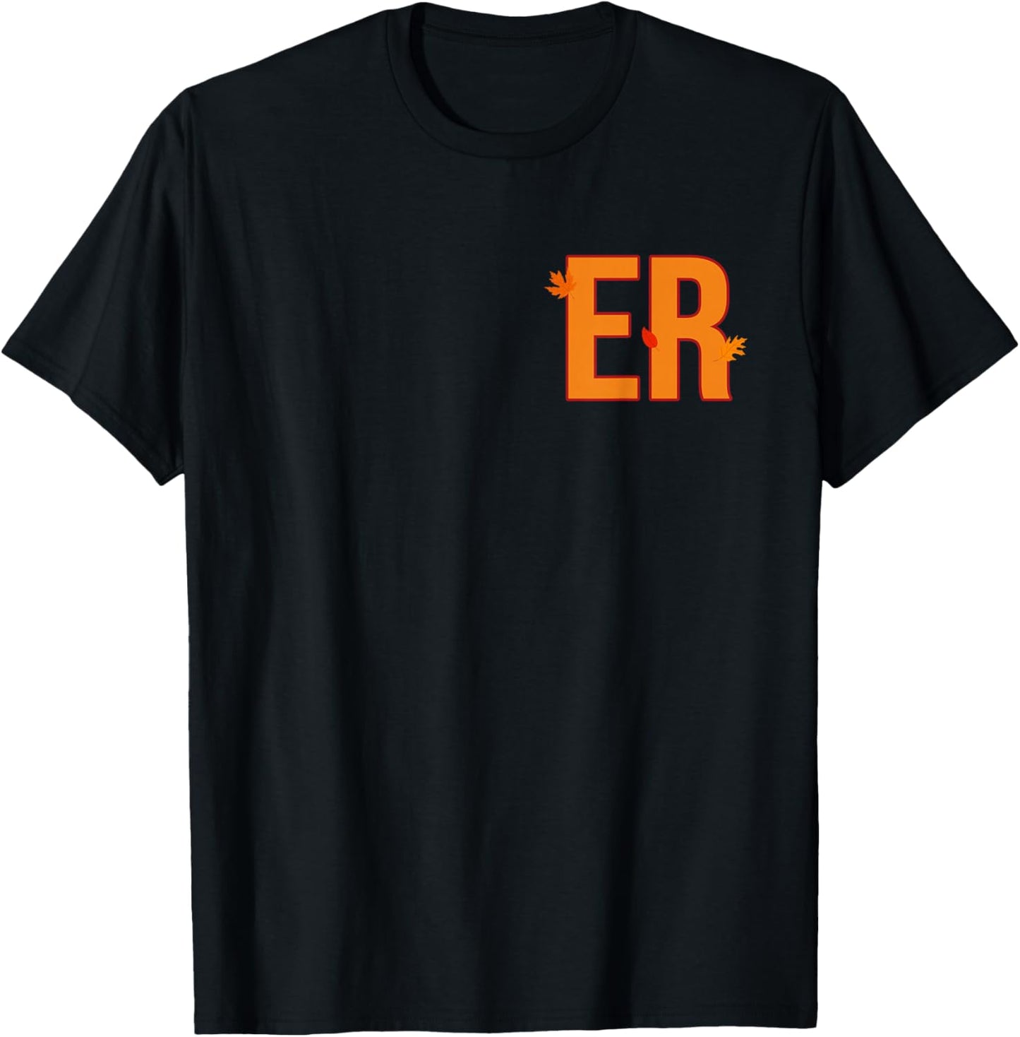 Emergency Department Thanksgiving day Emergency Room Nurse T-Shirt - T-Shirt | Black