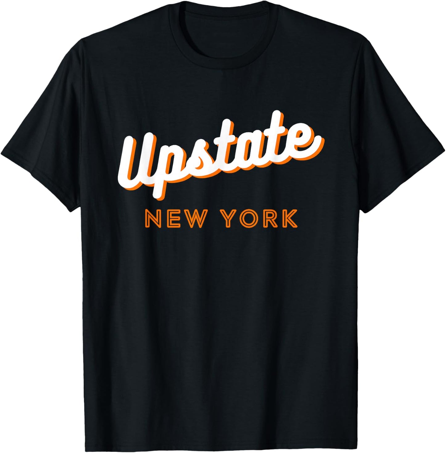 Upstate NY Love, I Love Upstate New York, NY State Hometown T-Shirt - T-Shirt | Black