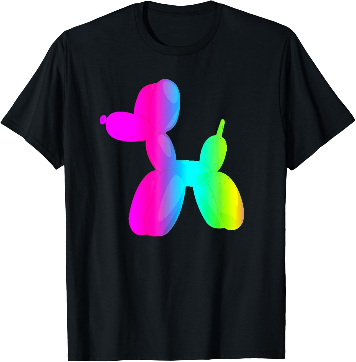 Balloon Animal Dog T-Shirt - T-Shirt | Black