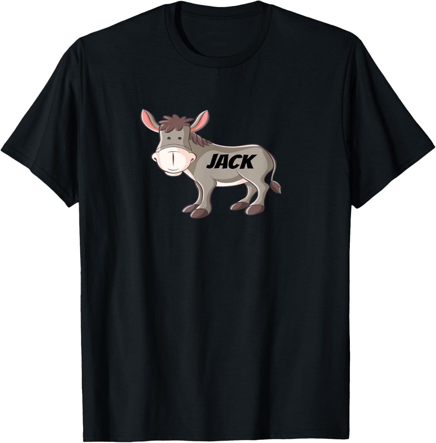 JACK ASS - Funny Sarcastic Donkey T-Shirt - T-Shirt | Black