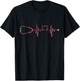 ECG Stetoscope Heartbeat Nurse Heart Doctor T-Shirt - T-Shirt | Black