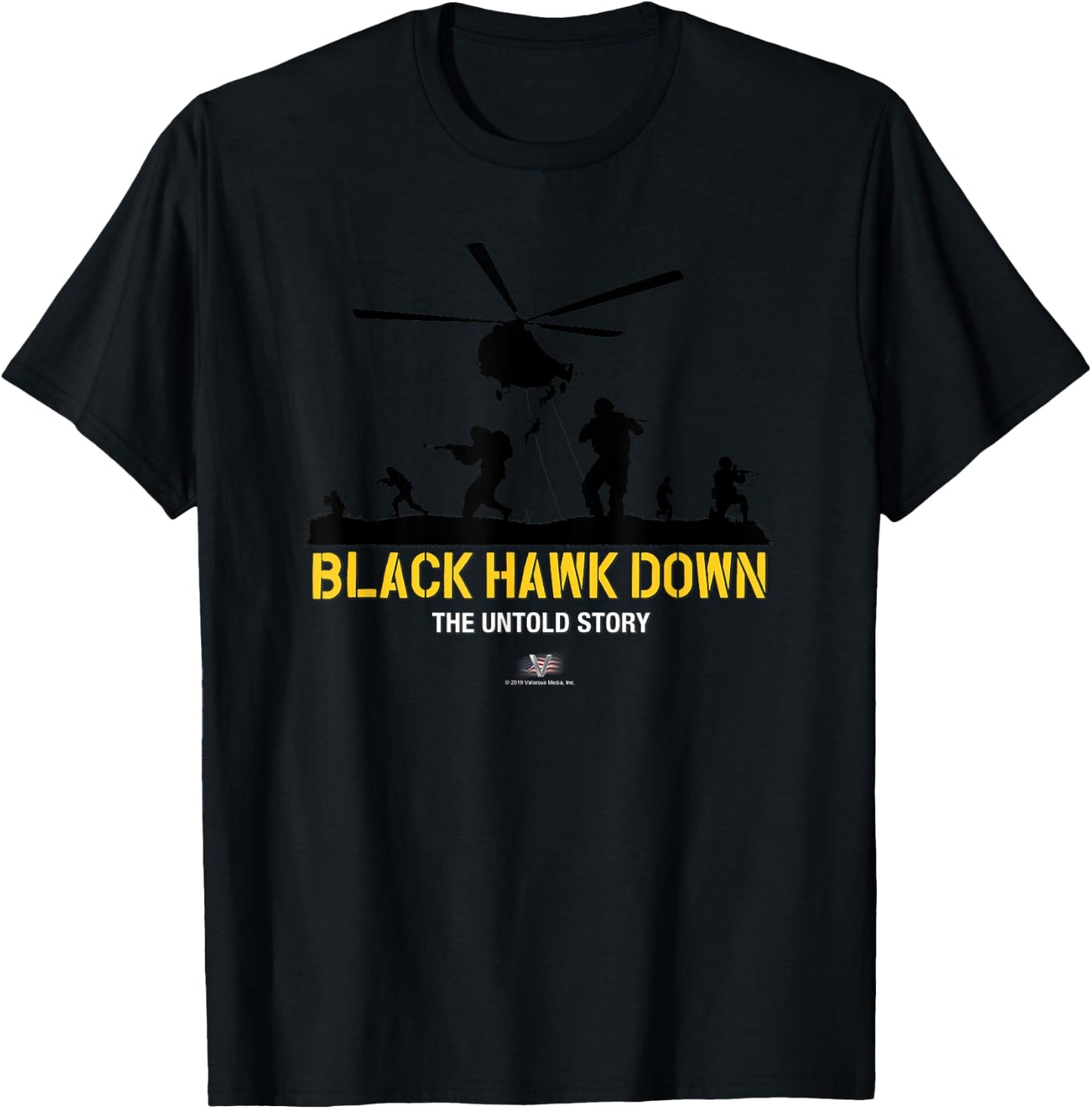 VTV- Black Hawk Down Soldiers Logo T-Shirt - T-Shirt | Black