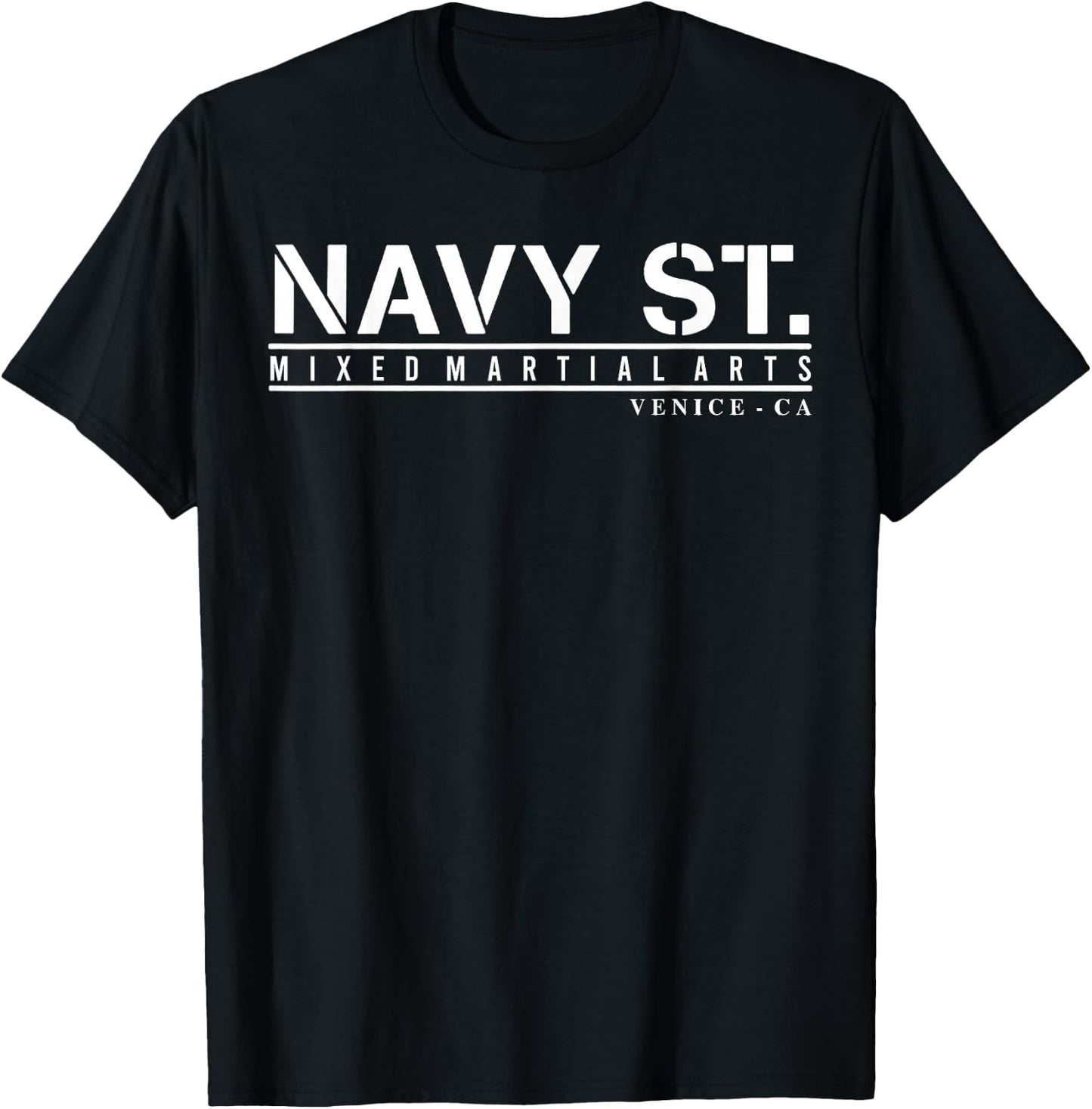 Navy Street MMA Mixed Martial Arts Official Fighting T-Shirt - T-Shirt | Black