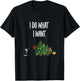 Tuxedo Cat Knocking Over Christmas Tree - I Do What I Want Men Women T-Shirt - T-Shirt | Black
