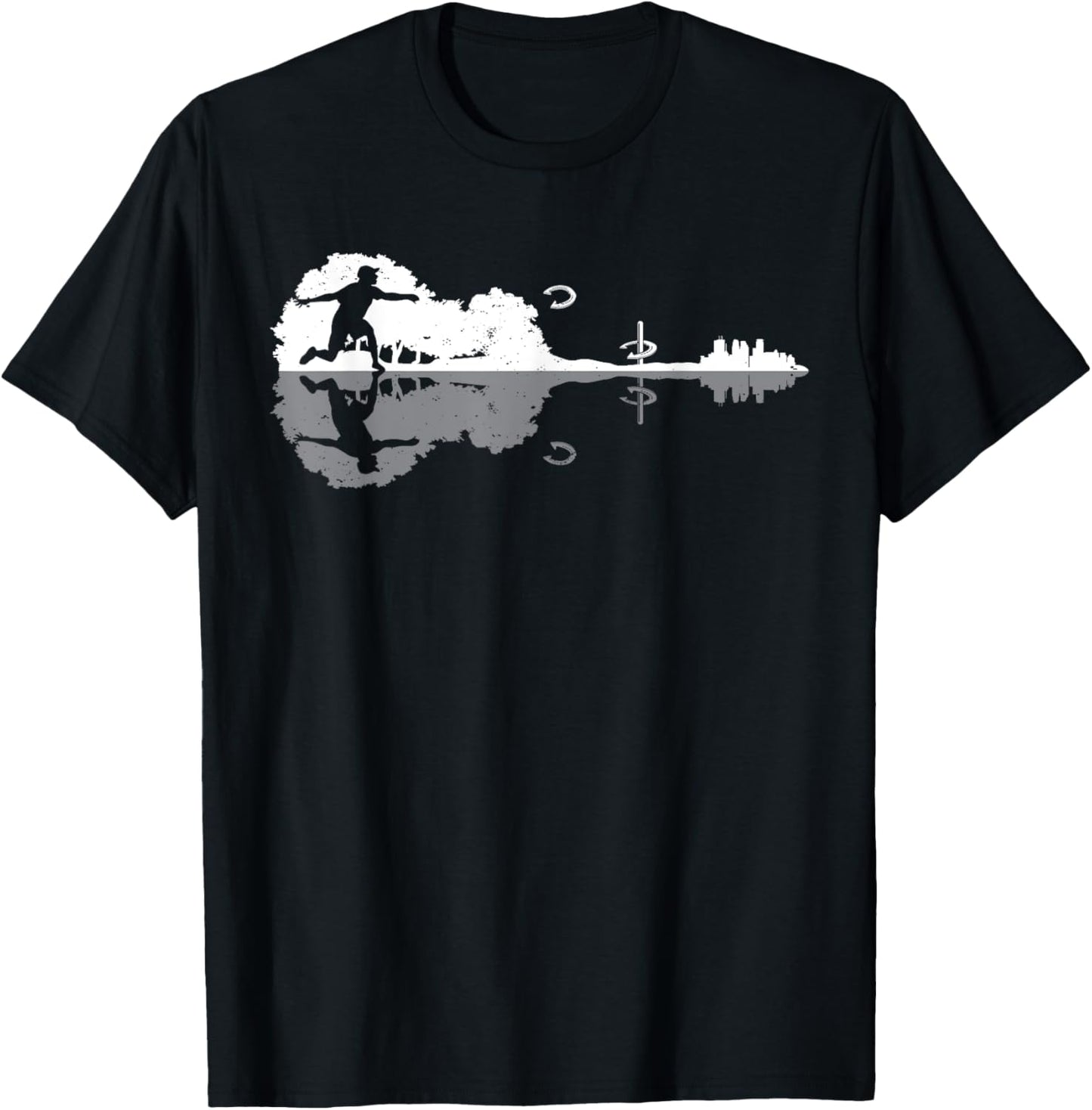 Horseshoe Pitching and Horseshoe Tossing T-Shirt - T-Shirt | Black