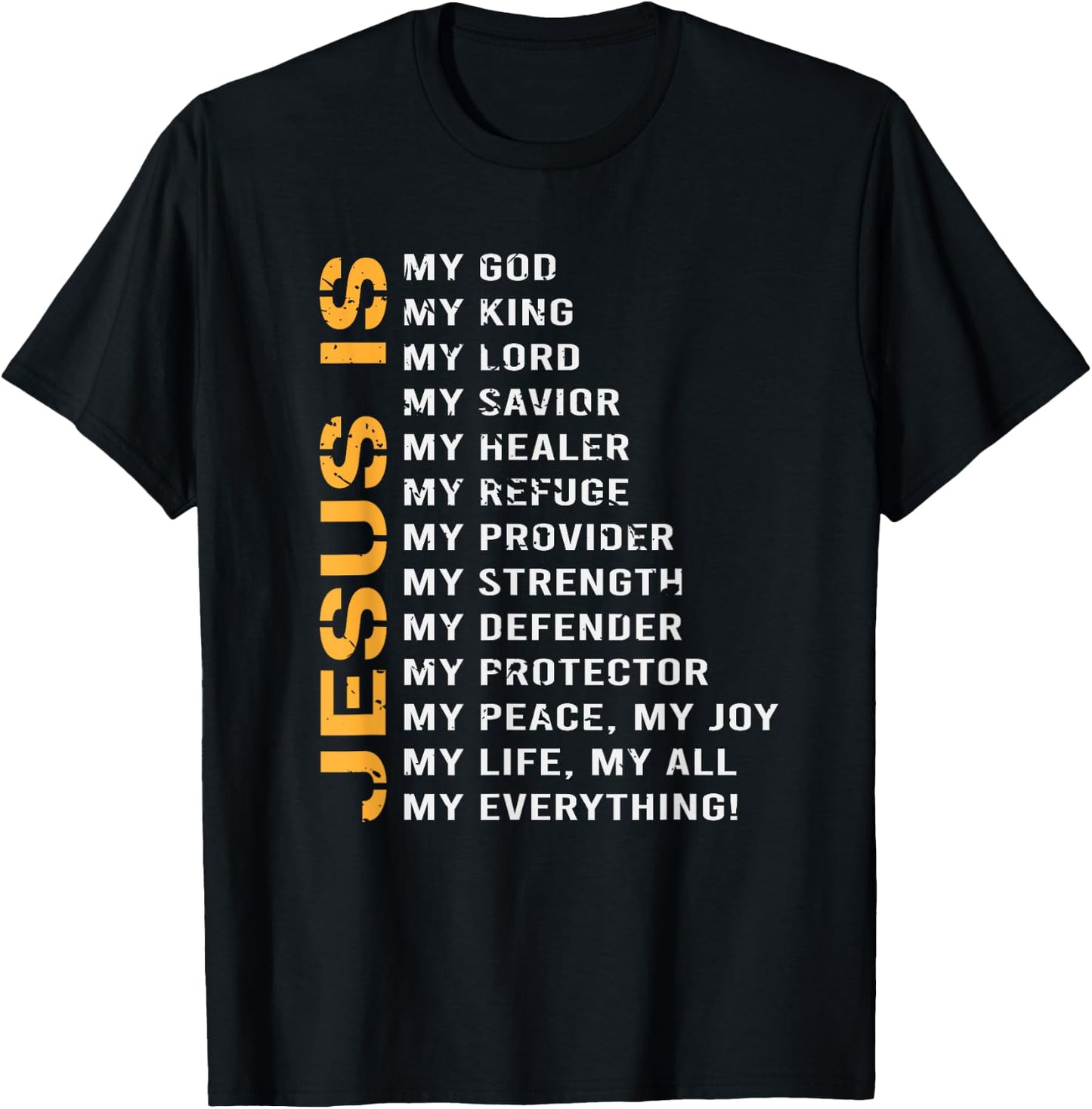 Christian Faith Religion Jesus Lover Gift Jesus T-Shirt - T-Shirt | Black