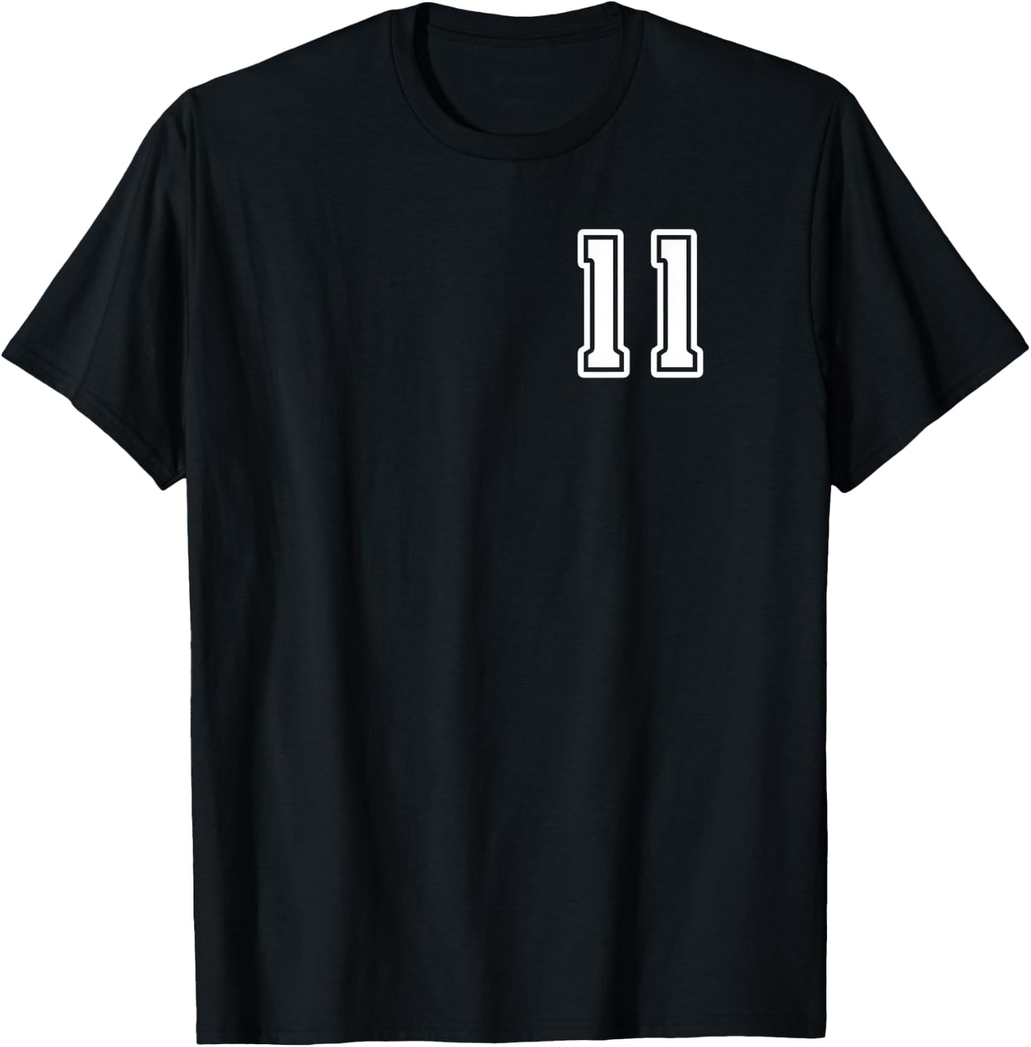 Number 11 Shirt #11 Player Sports Team Men Women Kids T-Shirt - T-Shirt | Black
