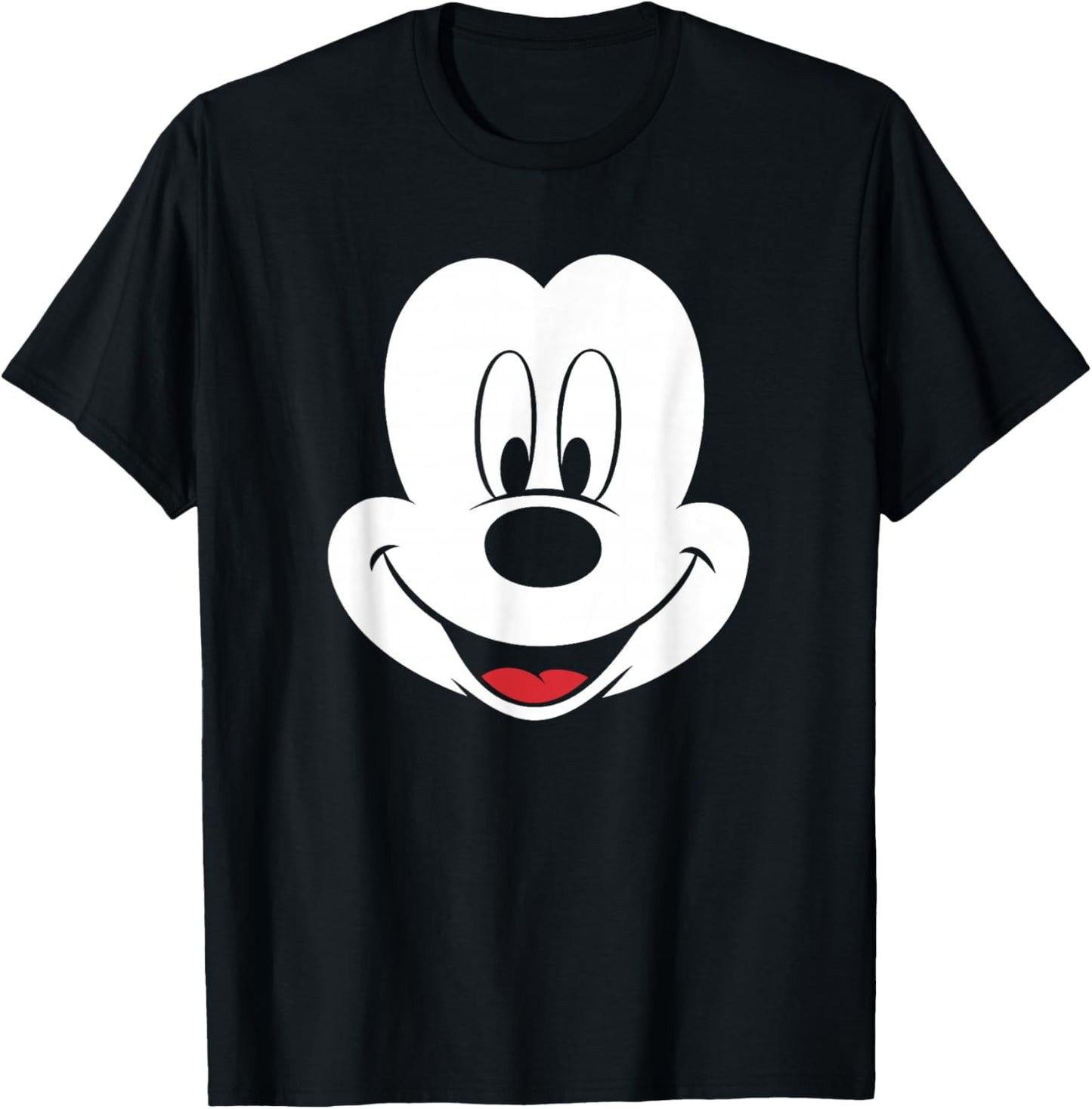Disney Mickey Mouse Mickey Face T-Shirt - T-Shirt | Black
