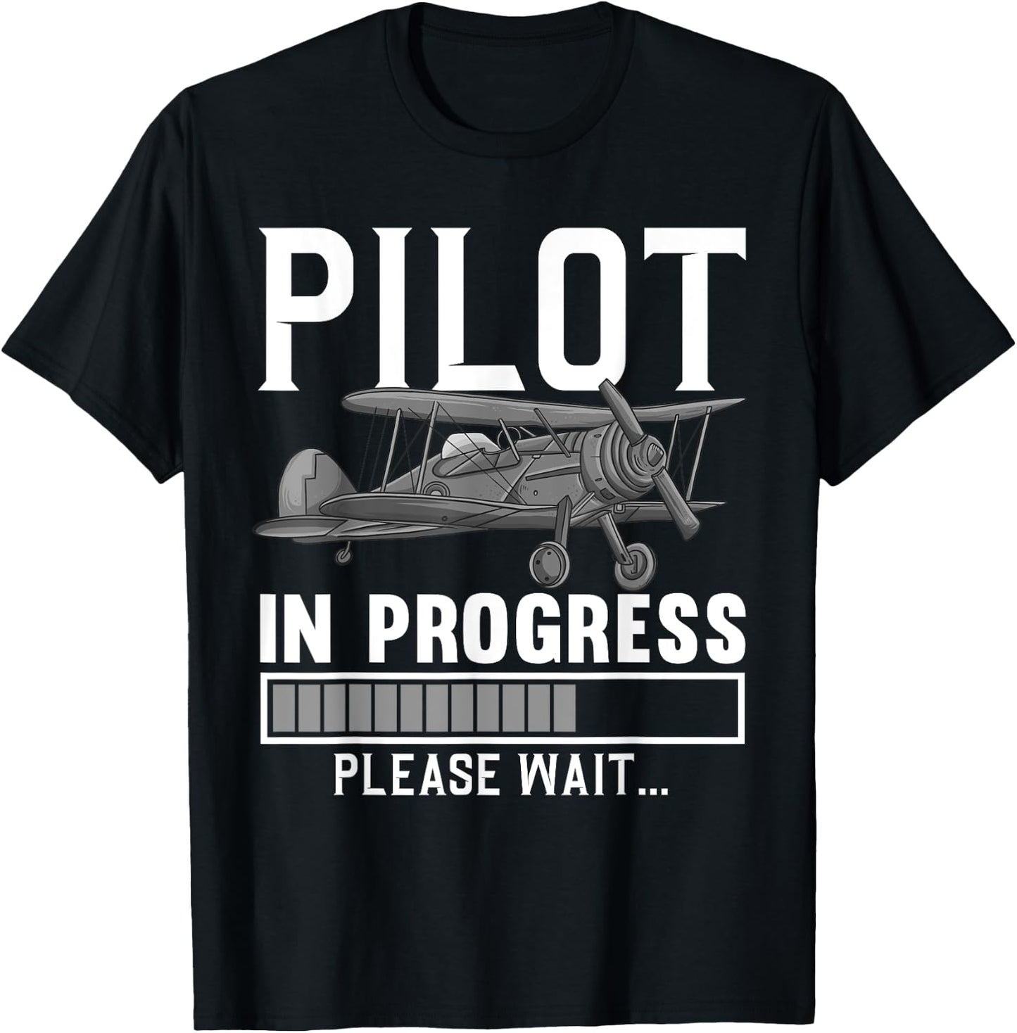 Pilot Art Men Women Airline Future Pilot Aviation Airplane T-Shirt - T-Shirt | Black