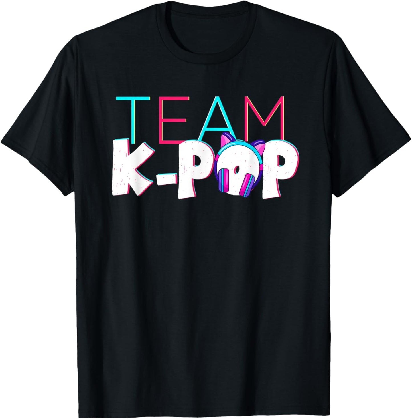 Team K-Pop Korean Pop Music Kpop T-Shirt - T-Shirt | Black