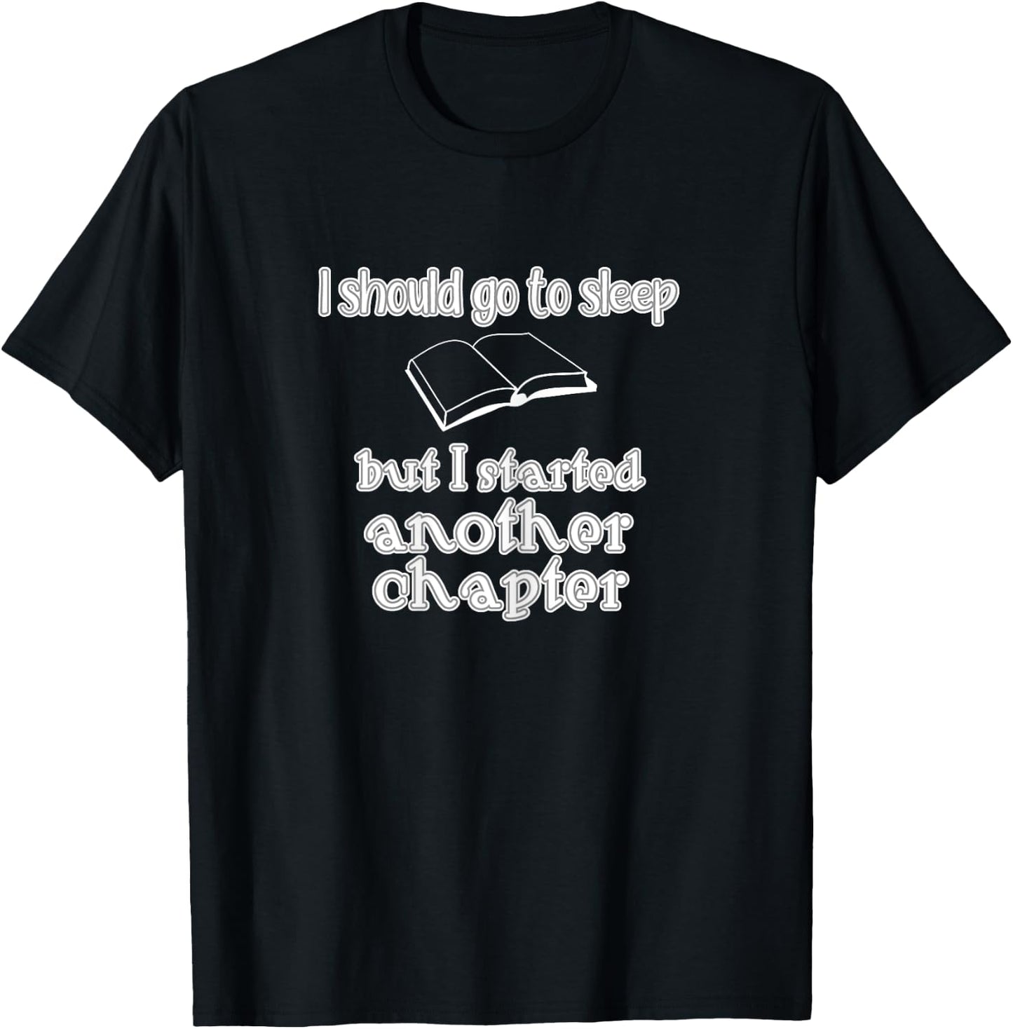 Funny Book Lover , Pajama Shirt, Bookworm Nightshirt T-Shirt - T-Shirt | Black