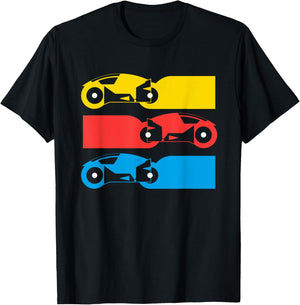 Computer Light Cycles T-Shirt - T-Shirt | Black