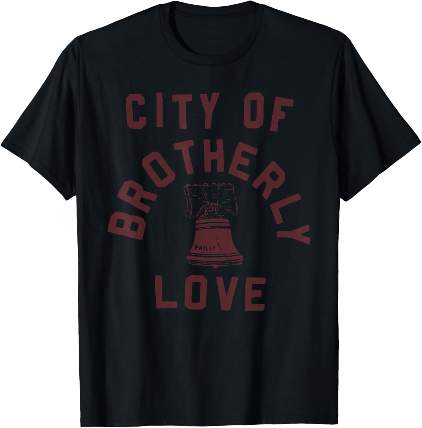 Philadelphia City Philly Brotherly Love Cute T-Shirt - T-Shirt | Black