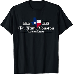 Fort Sam Houston San Antonio Texas Tx Souvenir Gifts T-Shirt - T-Shirt | Black