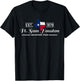 Fort Sam Houston San Antonio Texas Tx Souvenir Gifts T-Shirt - T-Shirt | Black