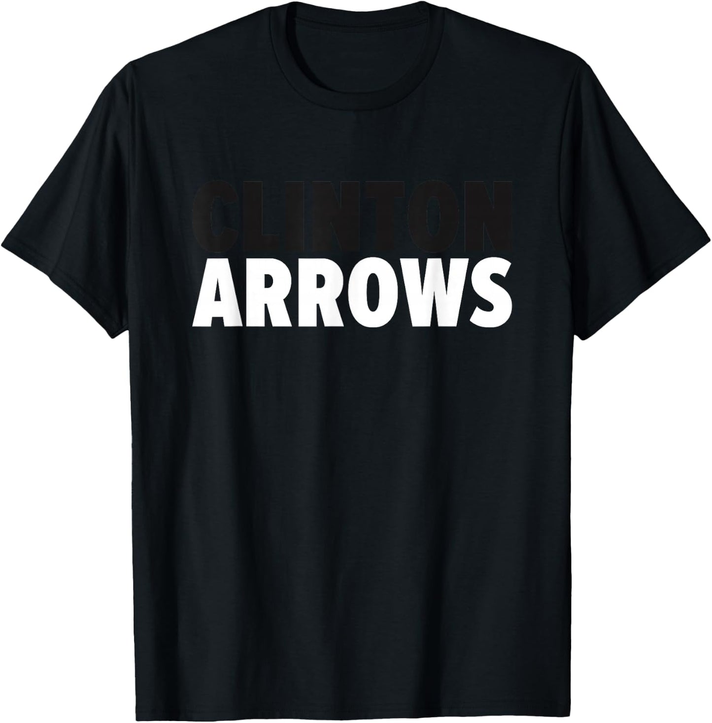 Clinton Arrows Bold T-Shirt - T-Shirt | Black