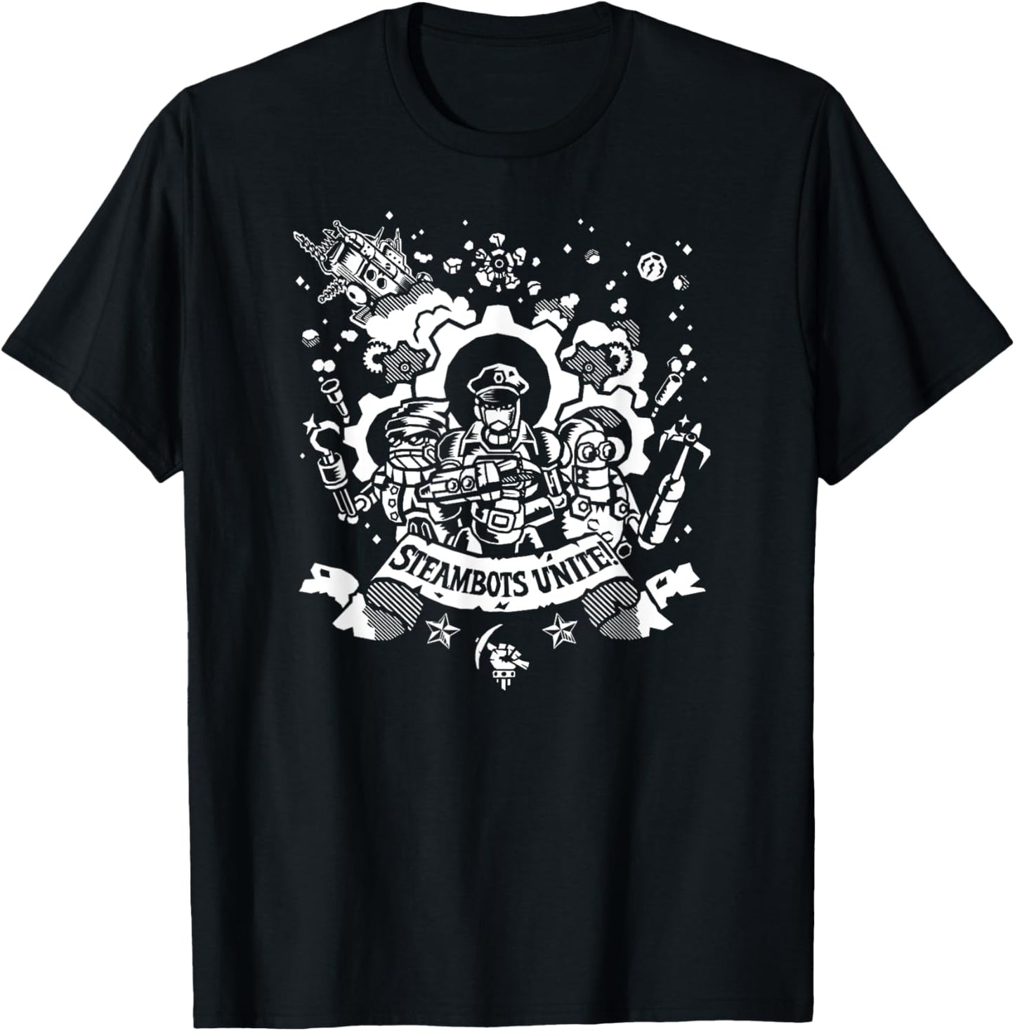 SteamBots Unite T-Shirt - T-Shirt | Black