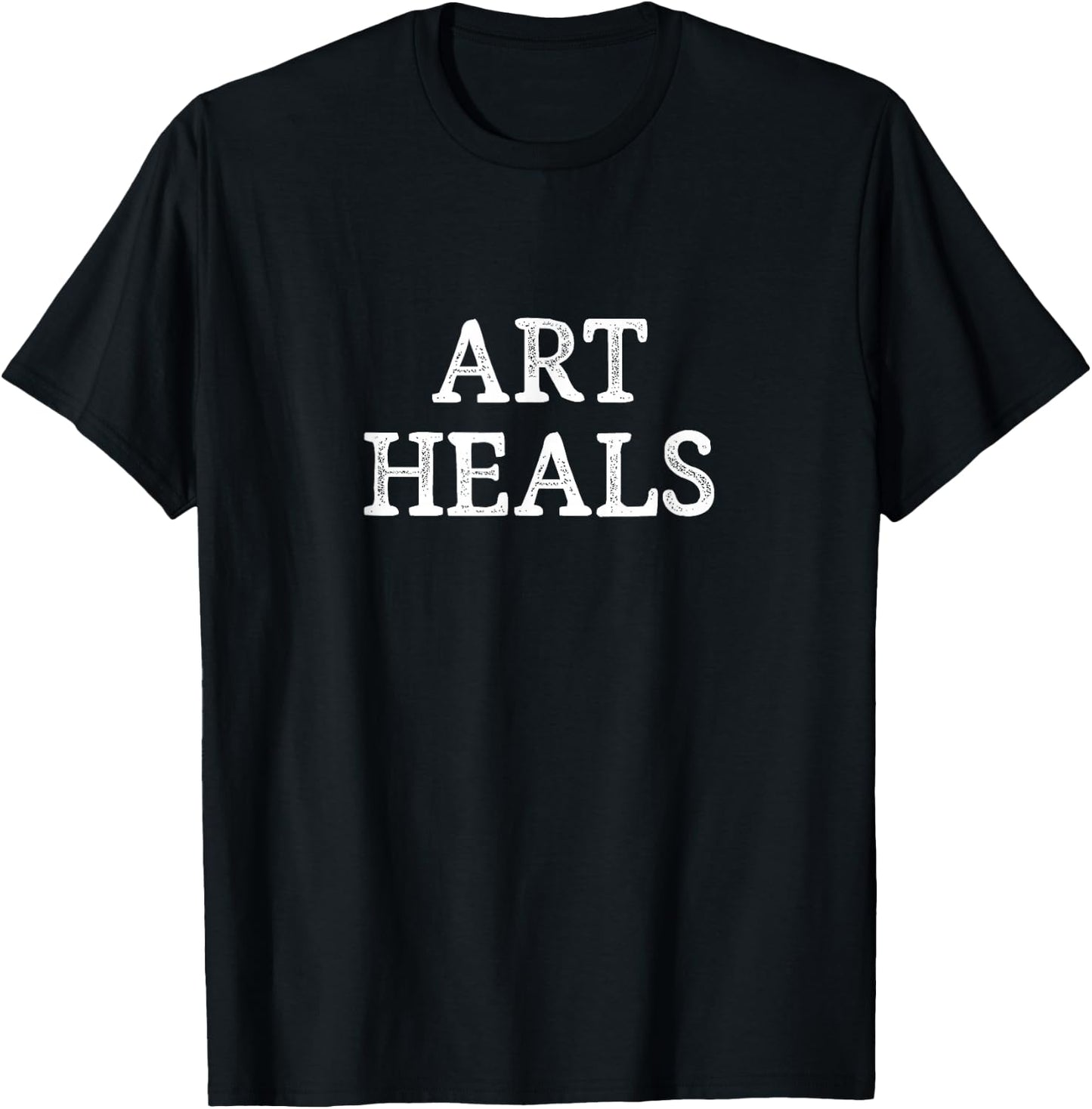 Art Heals - Vintage Style T-Shirt - T-Shirt | Black