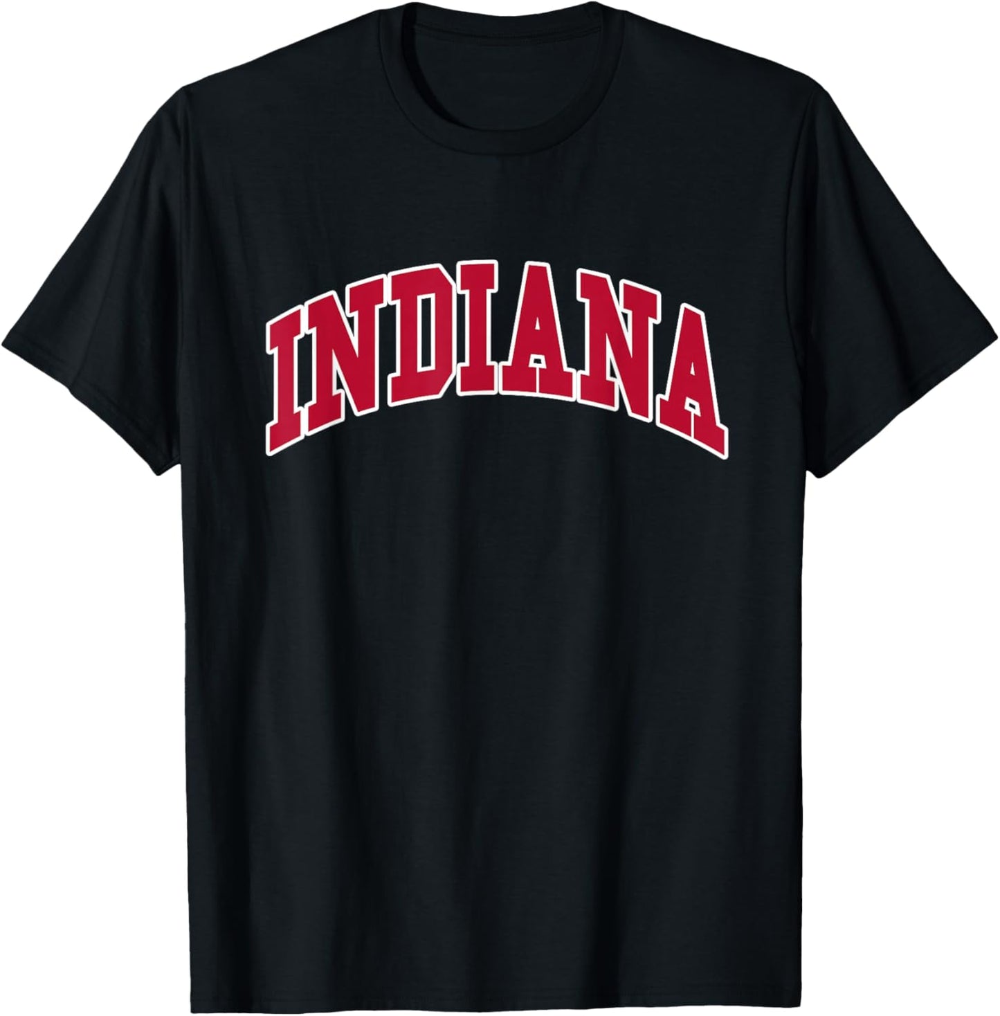 Indiana - Throwback Design T-Shirt - T-Shirt | Black