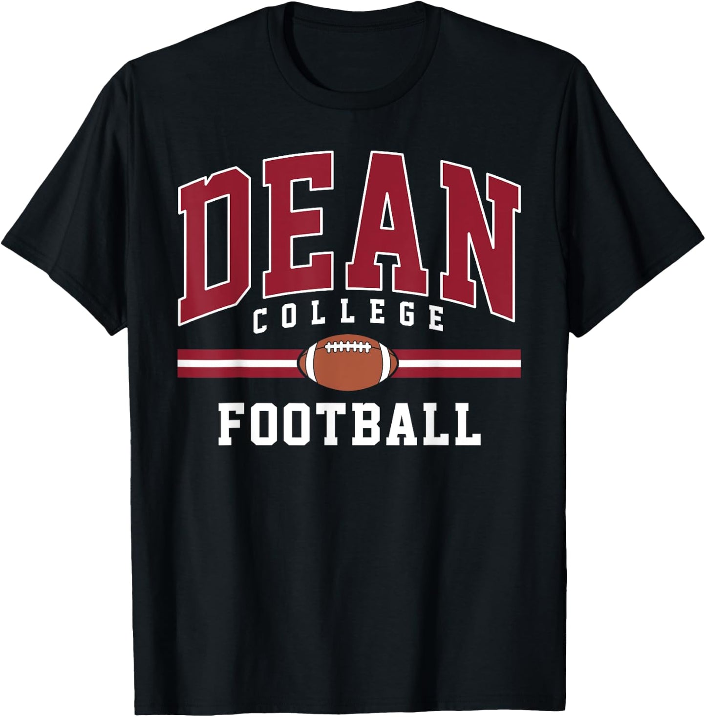 Dean College Football Arch Vintage Design Women T-Shirt - T-Shirt | Black