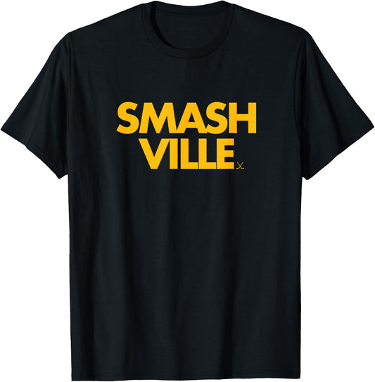 Smashville Gold Nashville Tennessee T-Shirt - T-Shirt | Black