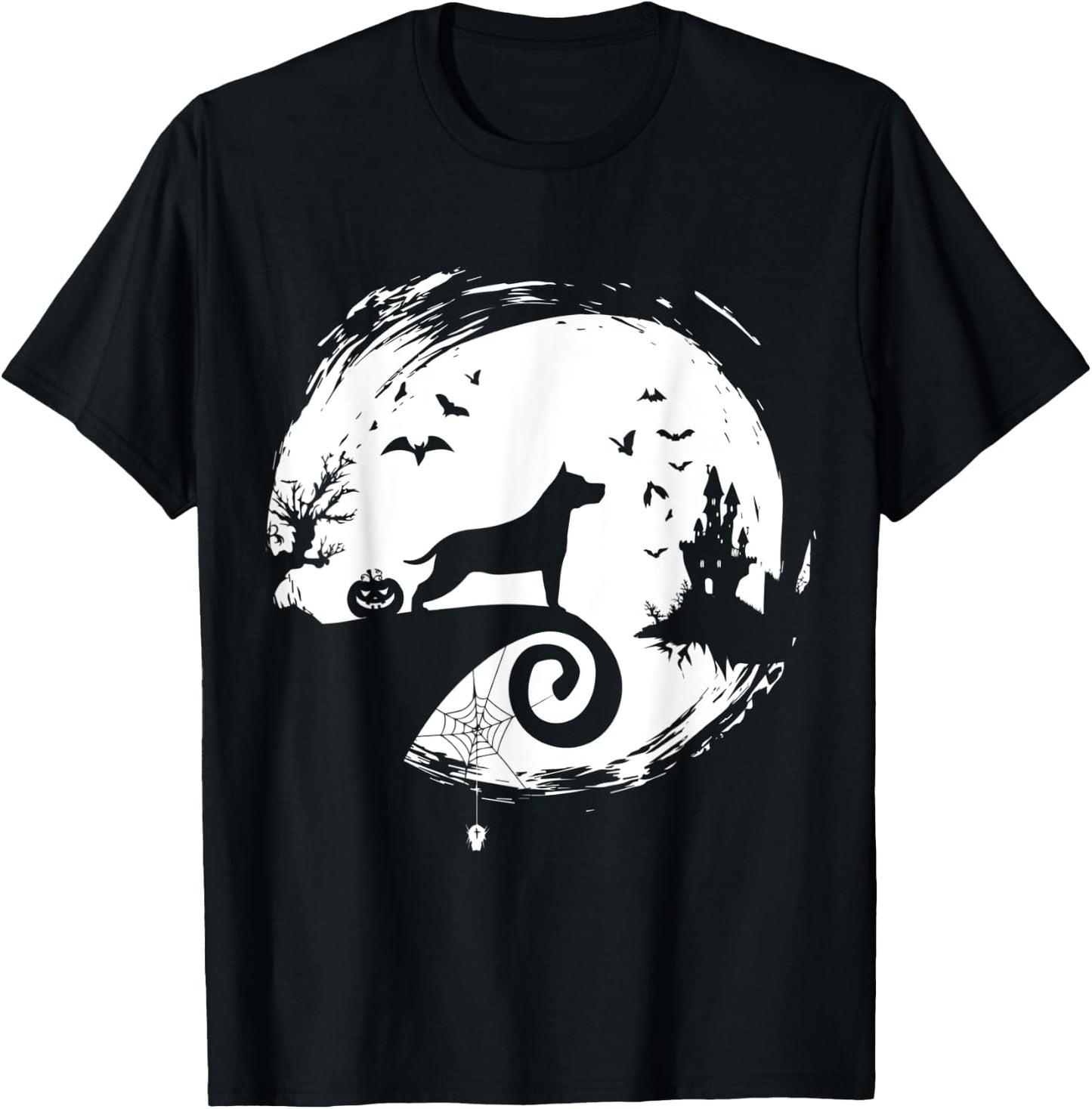 AMERICAN STAFFORDSHIRE TERRIER Halloween Costume T-Shirt - T-Shirt | Black