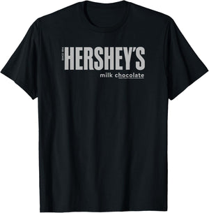 Hershey's Milk Chocolate Vintage Classic Candy Logo T-Shirt - T-Shirt | Black