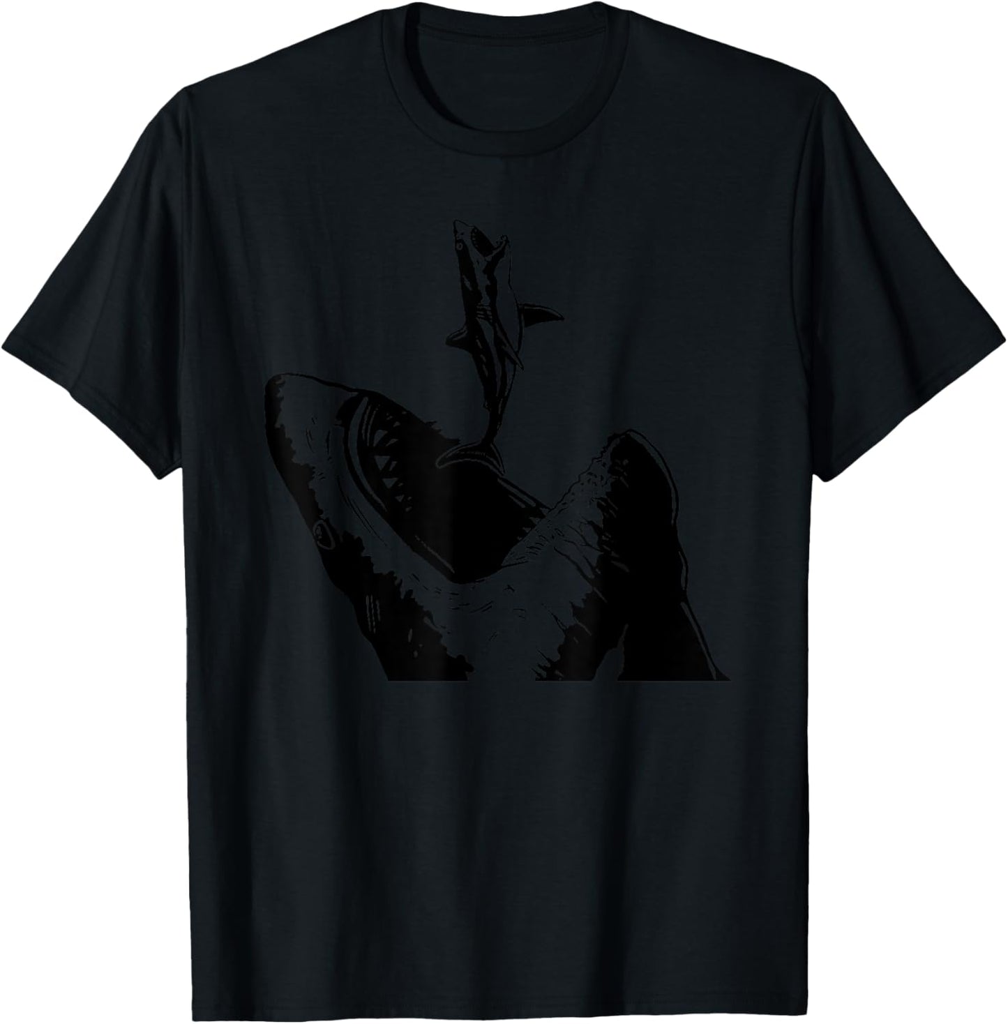 Megalodon Shark T-Shirt - T-Shirt | Black