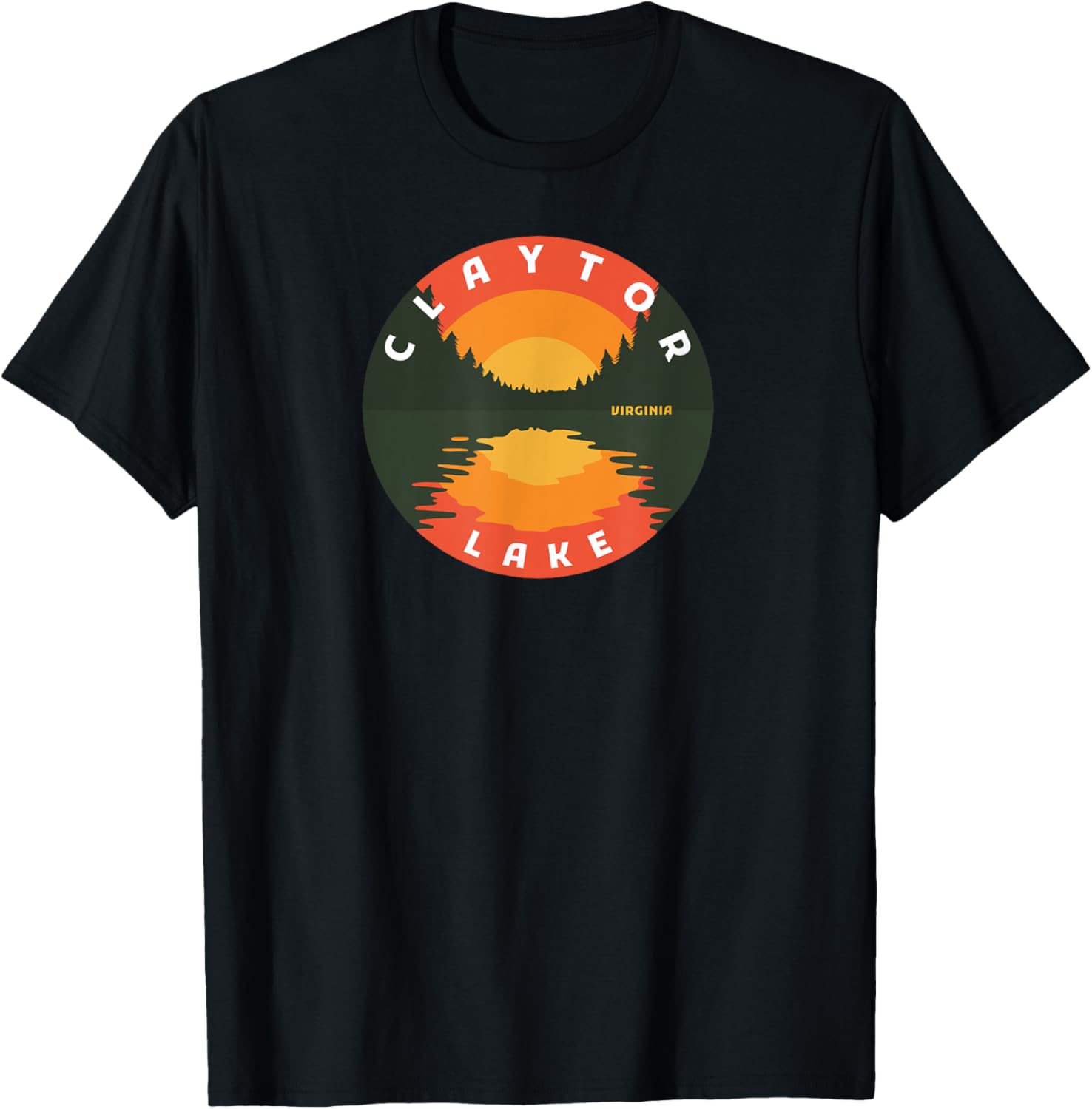 Claytor Lake Souvenir T-Shirt - T-Shirt | Black