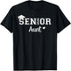 Senior 2026 Aunt Class Of 2026 Aunt Auntie Graduate T-Shirt - T-Shirt | Black