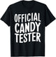 Official Candy Tester T-Shirt - T-Shirt | Black