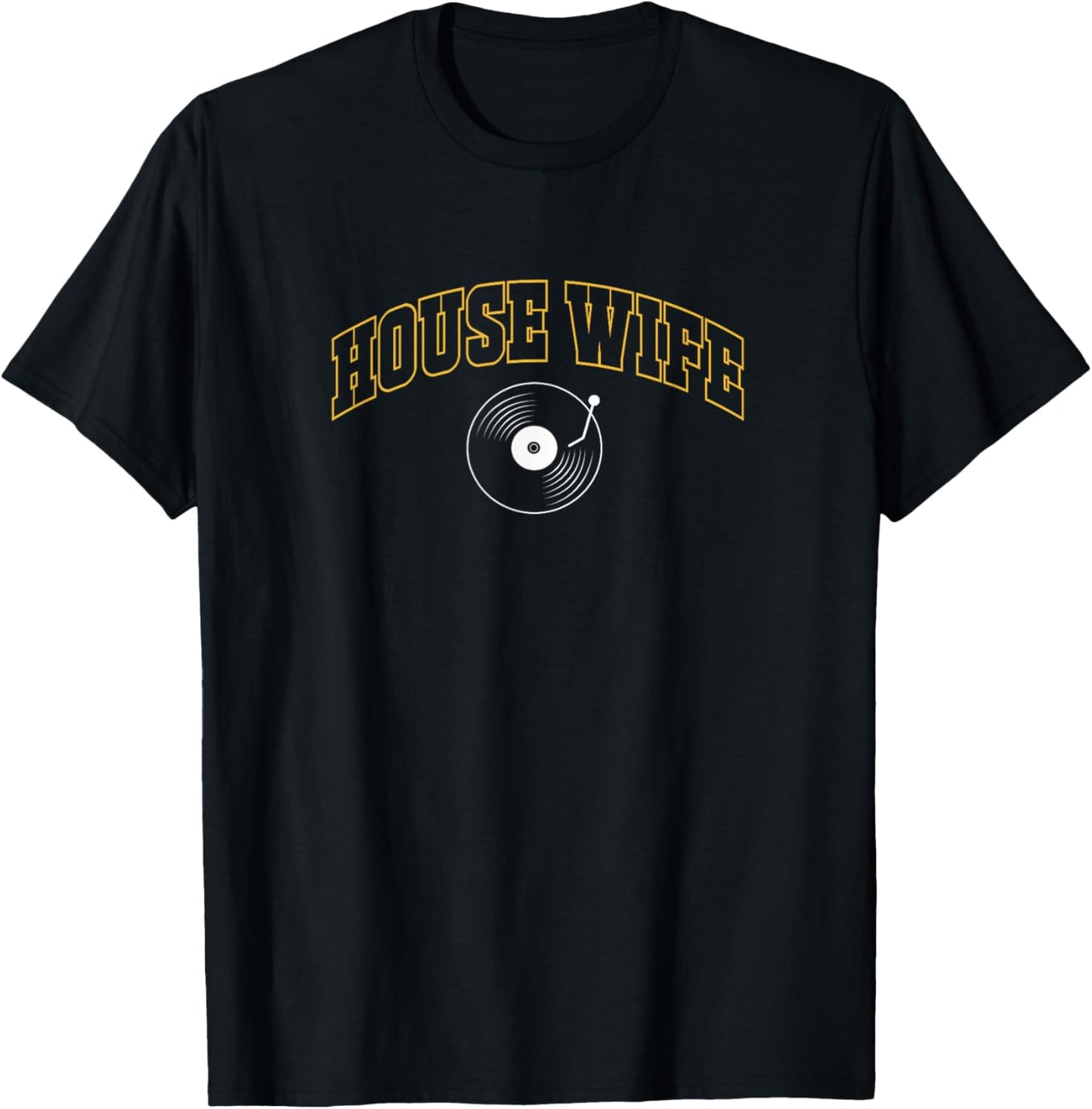 House Wife Rave Edm Techno House Music T-Shirt - T-Shirt | Black