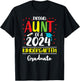 Funny Proud Aunt of a Class of 2024 Kindergarten Graduate T-Shirt - T-Shirt | Black