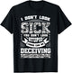 I Don't Look Sick Neuroendocrine Cancer Black And White Net T-Shirt - T-Shirt | Black