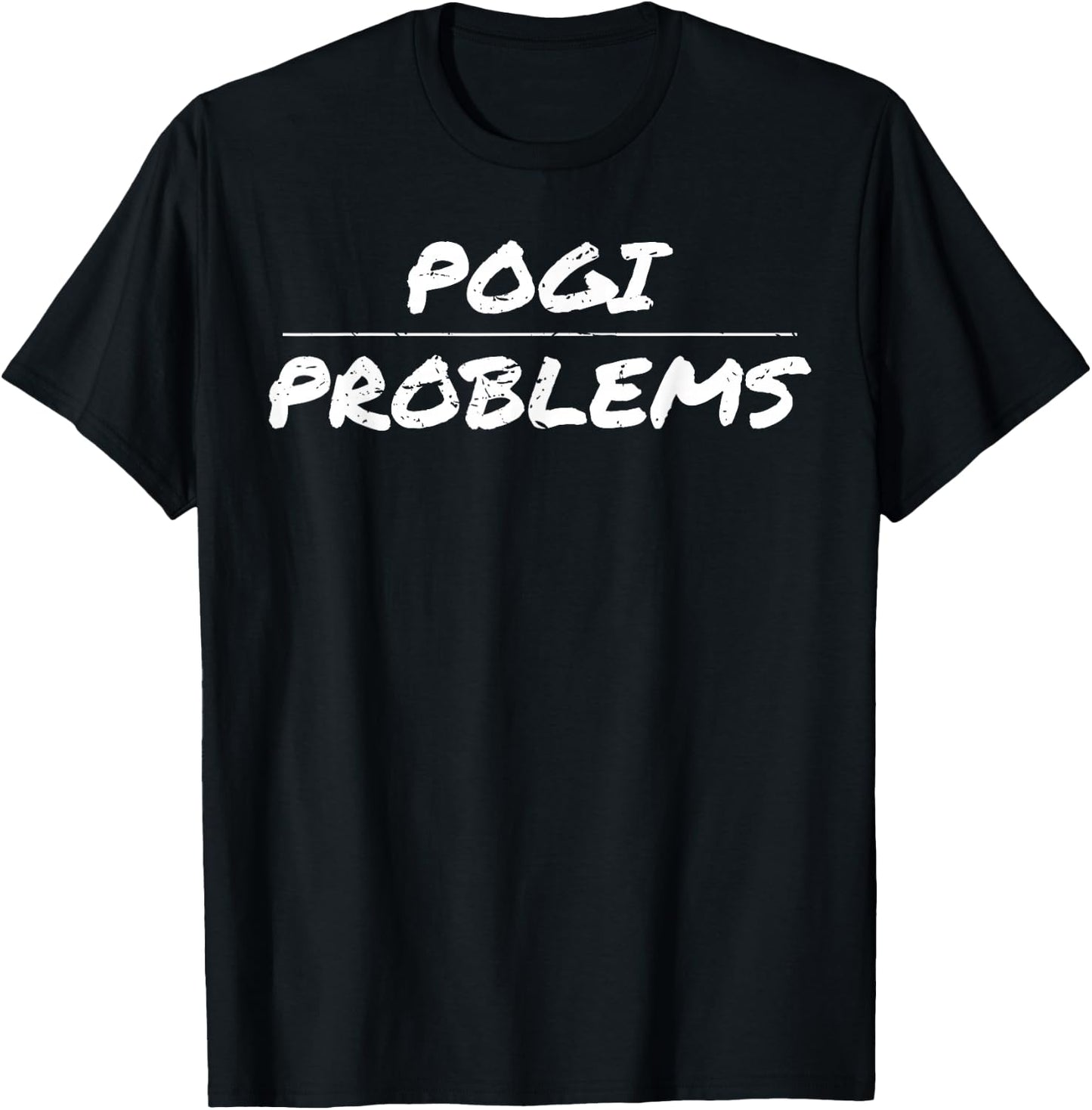 Pogi Problems Filipino Design Funny Saying Asian T-Shirt - T-Shirt | Black