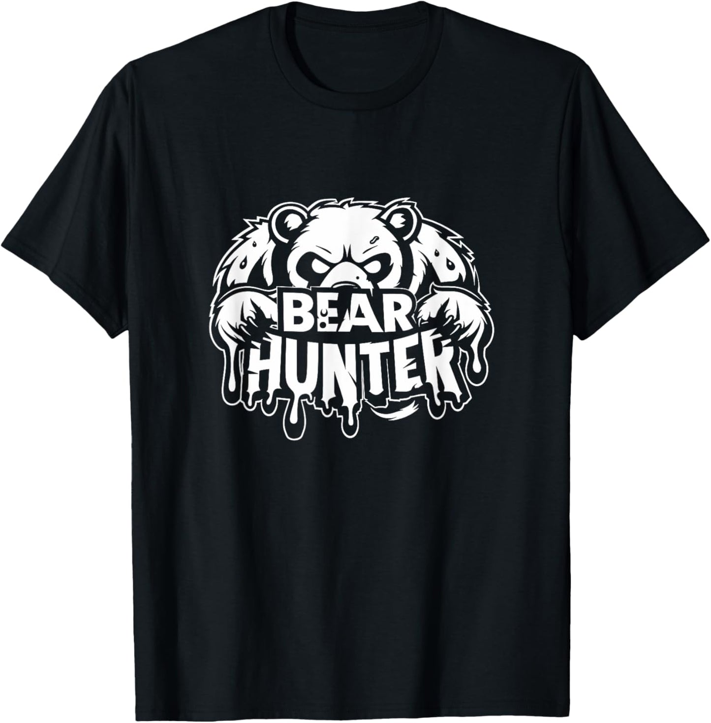 Prowling Bear Hunter, Bold Gay Bear T-Shirt - T-Shirt | Black