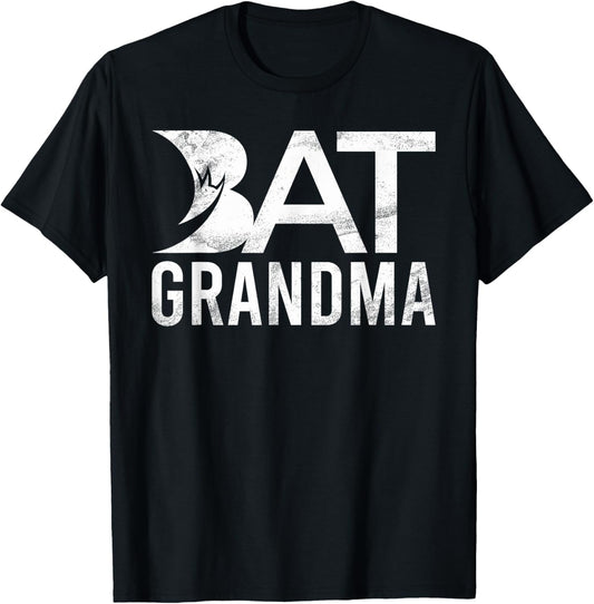 Bat Grandma T-Shirt - T-Shirt | Black