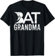 Bat Grandma T-Shirt - T-Shirt | Black
