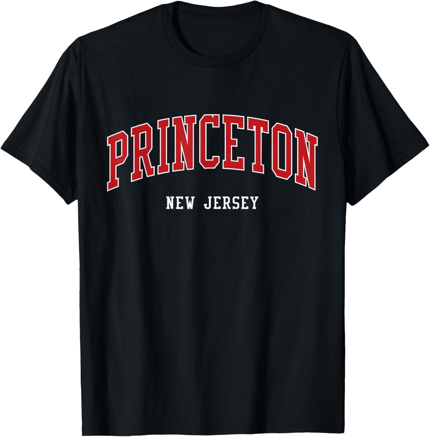 Princeton College Style New Jersey College T-Shirt - T-Shirt | Black