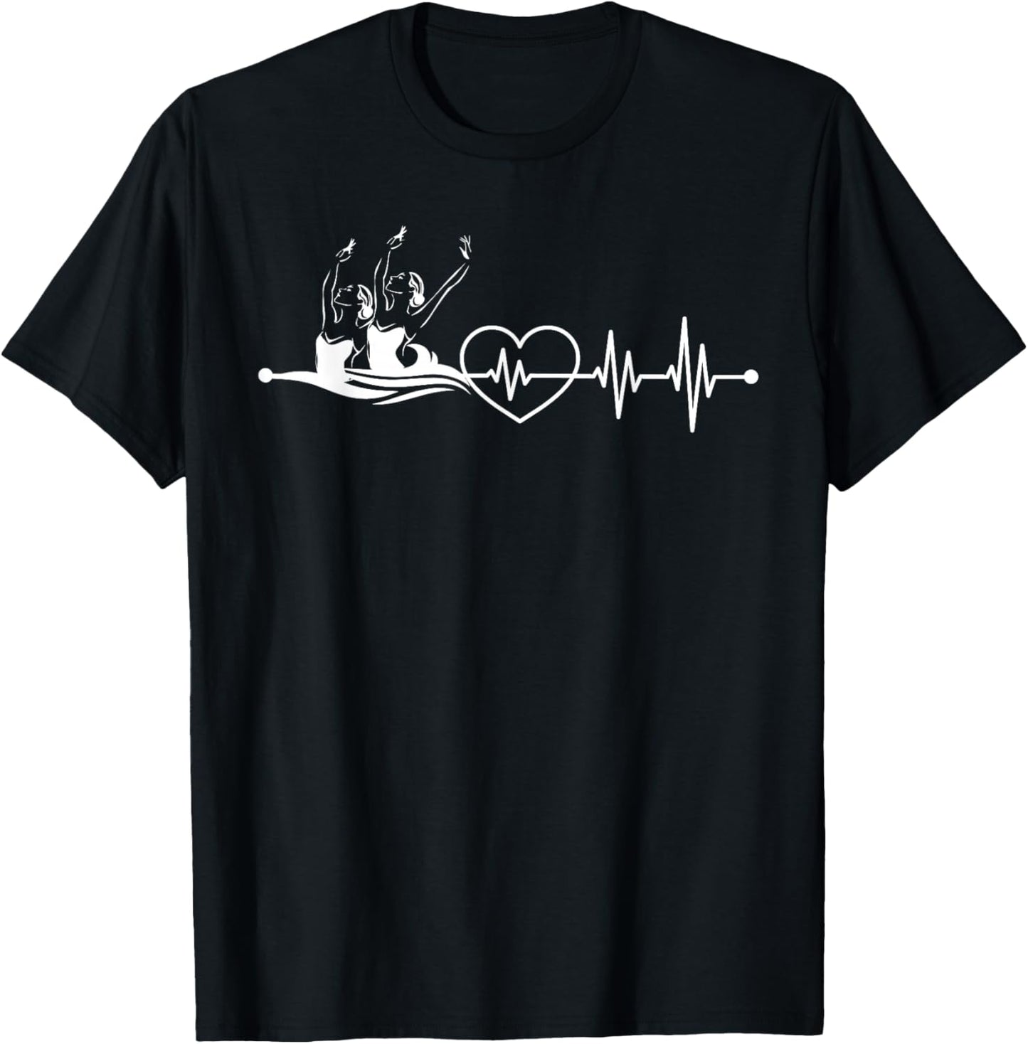 Synchronized Swimming Artistic Exhibition Swimmer T-Shirt - T-Shirt | Black