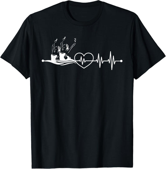 Synchronized Swimming Artistic Exhibition Swimmer T-Shirt - T-Shirt | Black