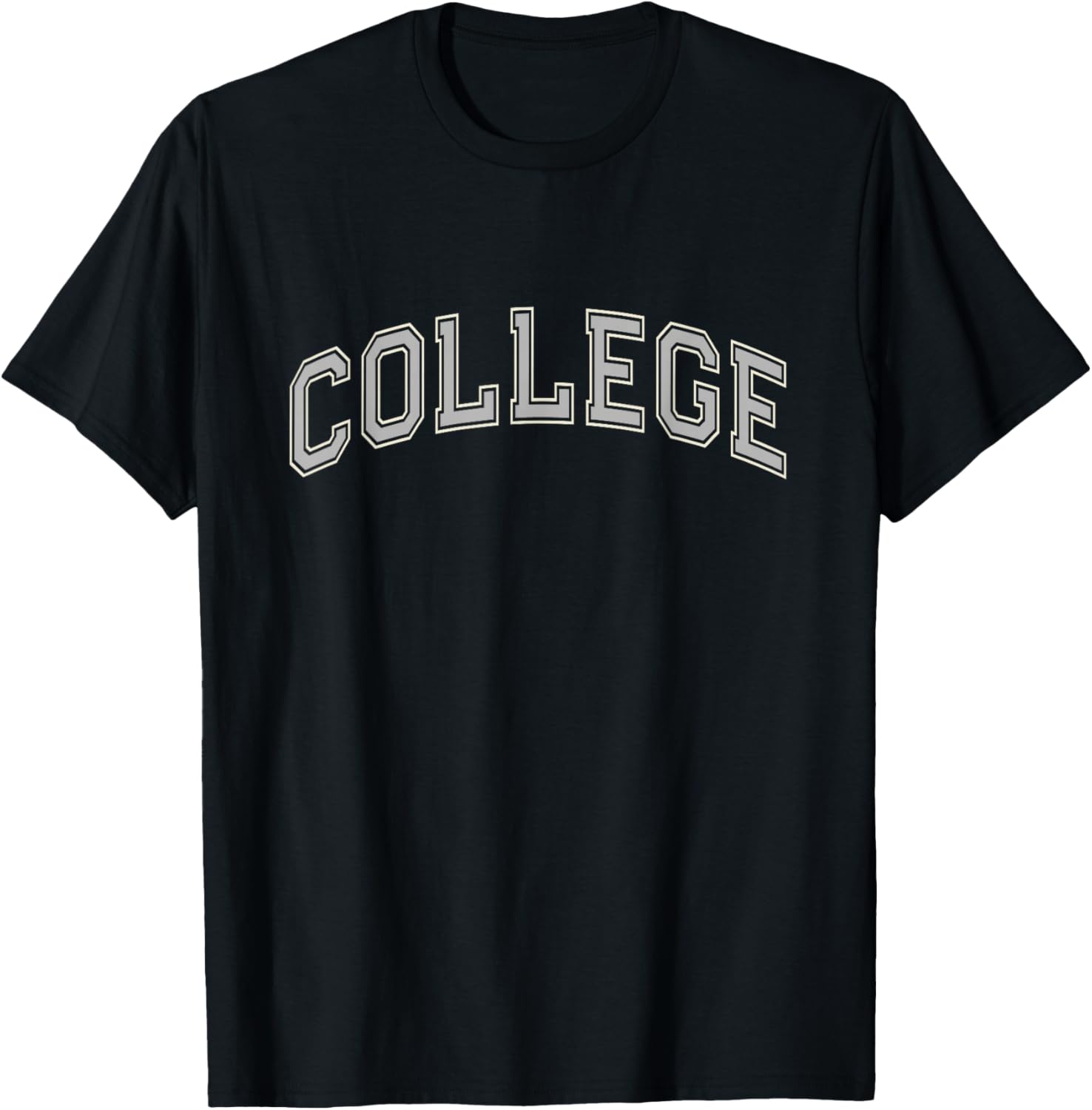 Funny COLLEGE Hard Knocks School Alumni Senior Football Gag T-Shirt - T-Shirt | Black