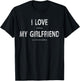 I Love it When My Girlfriend Lets Me Go Golfing Funny T-Shirt - T-Shirt | Black