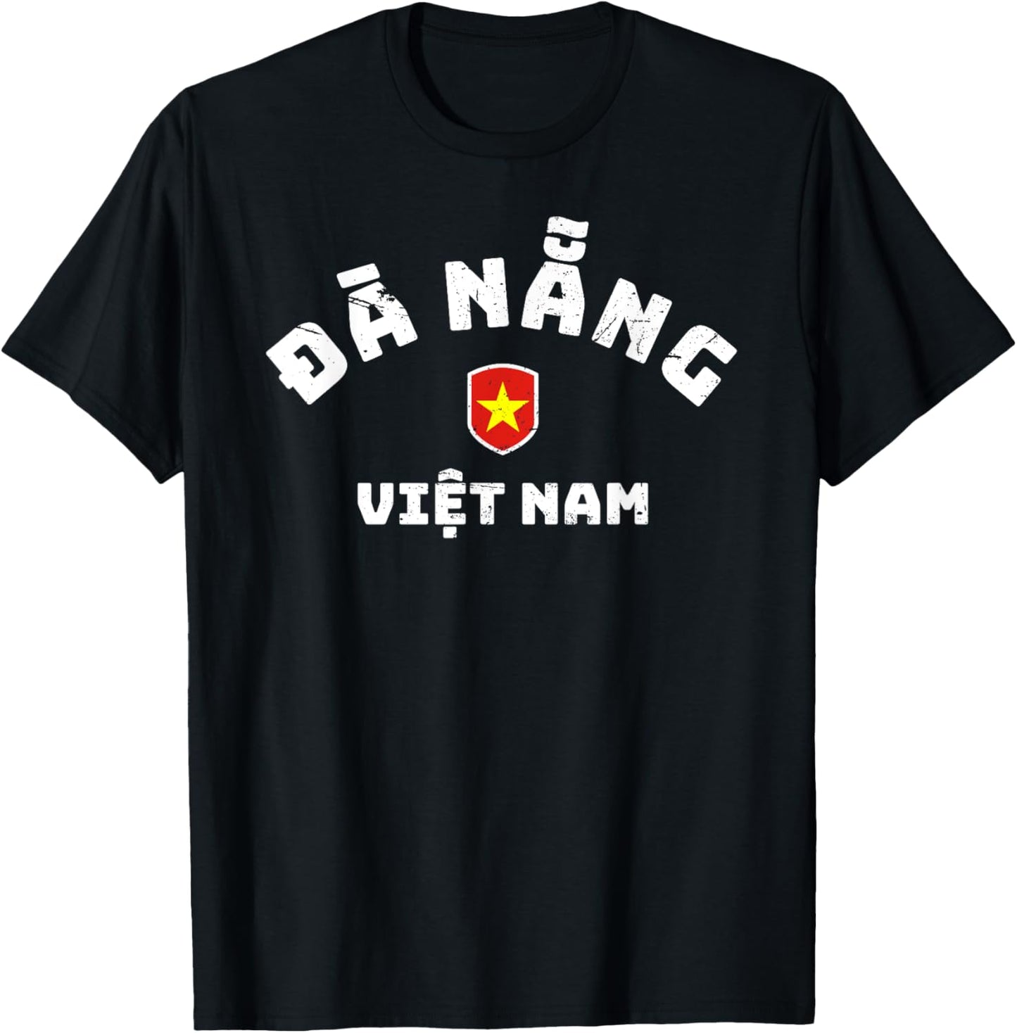 Da Nang Vietnam - Vietnamese Flag Da Nang T-Shirt - T-Shirt | Black